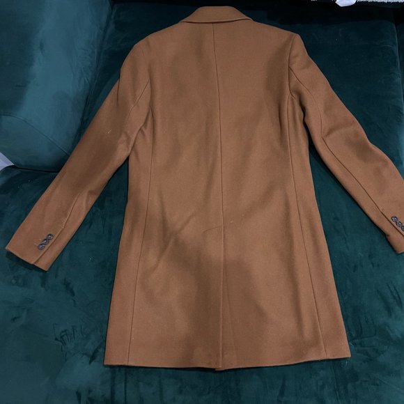 Zara Italian Wool blend Coat Size M Blogger Favorite - Picture 4 of 9